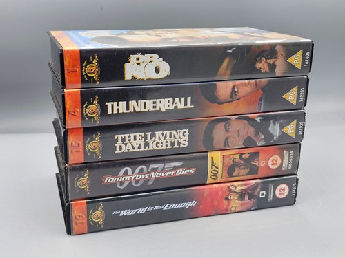Assorted james bond videos - bond,