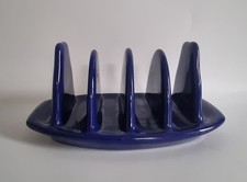 Vintage Wade Lyons Tetley Tea Folk 4 Slot Toast Rack #42