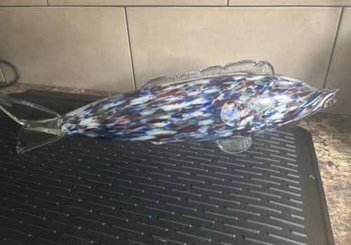 Murano glass fish 1970s - murano,