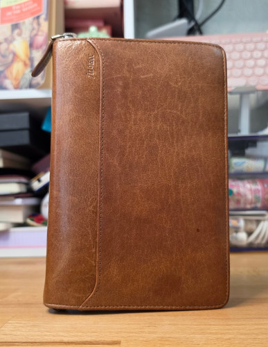 Filofax lockwood zip cognac - filofax,