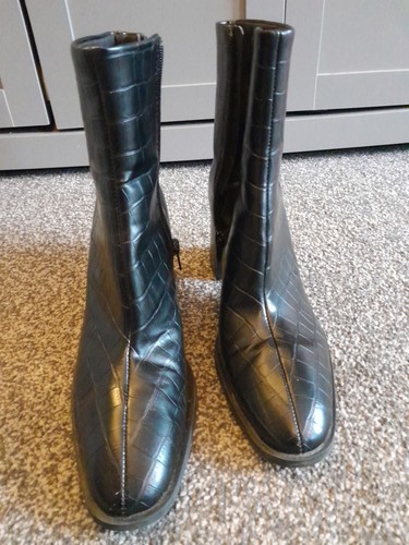Women boots size black - boots, zip