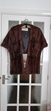 Max Azen Mink Fur Stole Cape