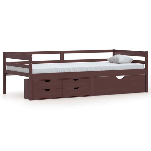 Bed frame with drawers - with, and