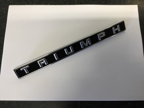 Triumph badge genuine concours - genuine,