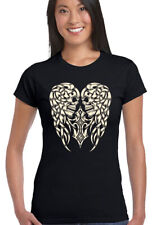Angel Wings Skull Womens