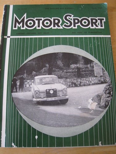 Motor sport mar - mar, 1960
