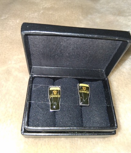 Guinness bottle cufflinks bnib - guinness,