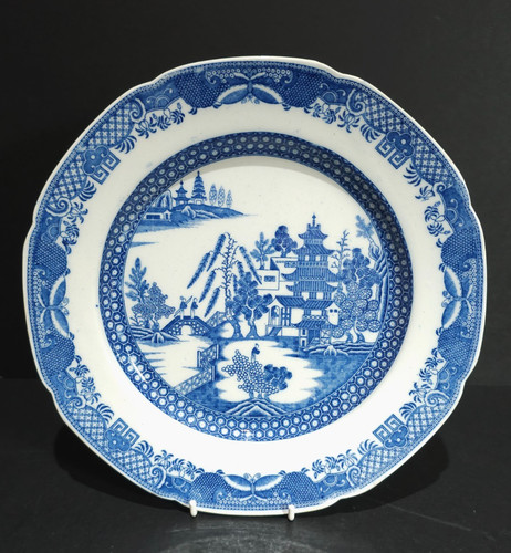 Early spode pearlware - spode, buddleia