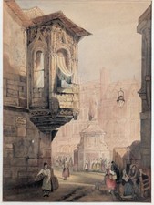 Antique original watercolour - original,