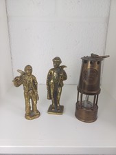 Vintage Style Miners Lamp & 2