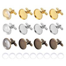 20mm Brass Blank Cufflink