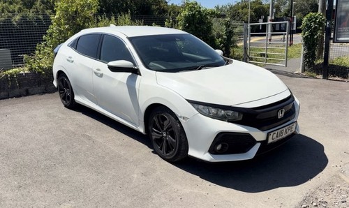 White honda civic 6 - honda,