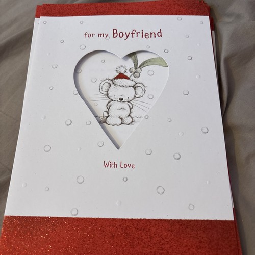 Boyfriend christmas card - christmas,