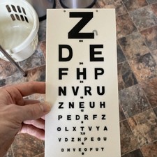 Snellen Eye 3m vision test