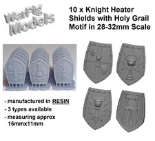 Shields x10 Chivalric Knight