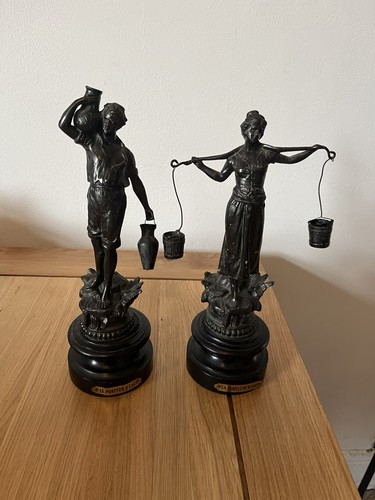 Vintage spelter figure - x,