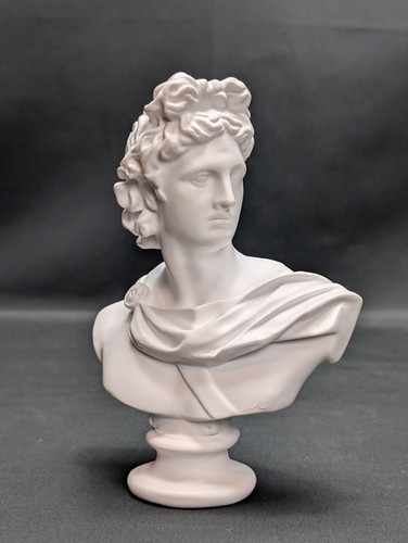 Classical apollo bust white - classical,