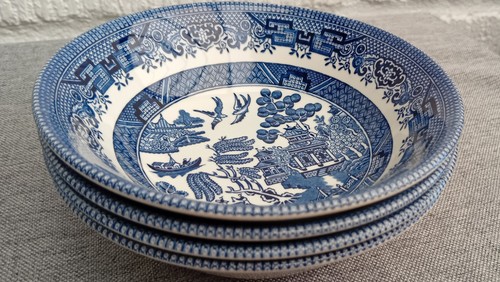 Churchill blue willow pattern - blue,