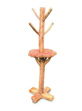 Wooden Bird Feeding Station 160cm - Hand Carved Teak Root