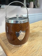 Vintage Old Biscuit Barrel