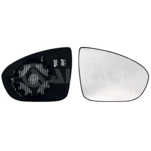 Mirror glass with pad - glass, alkar