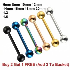 Tongue bar bars ear - bar, new