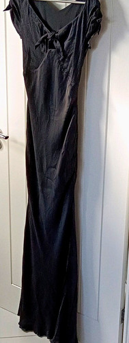 Silk satin evening - evening, dress