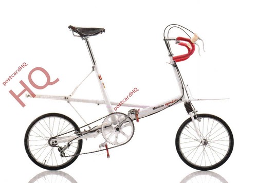 Picture postcard bicycle - postcard~,