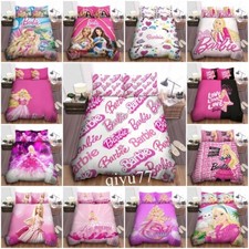 Barbie Doll 3D Cartoon Bedding