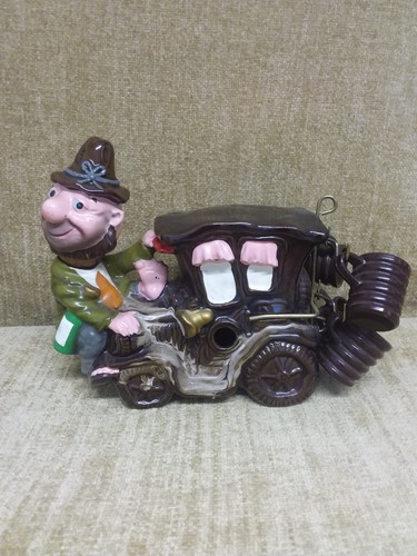 Vintage pottery rum - vintage, decanter