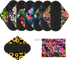 7Pcs Sanitary Pads Reusable