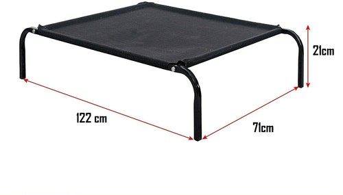 Breathable elevated dog bed - elevated,