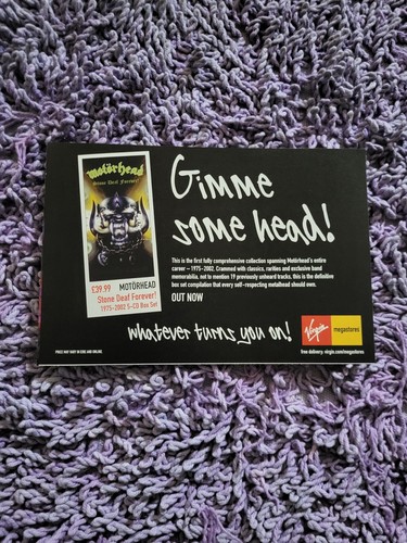 Tpgm60 advert 5x8 motorhead - 5x8,
