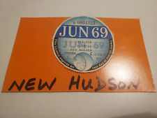 VINTAGE NEW HUDSON AUTOCYCLE TAX DISC