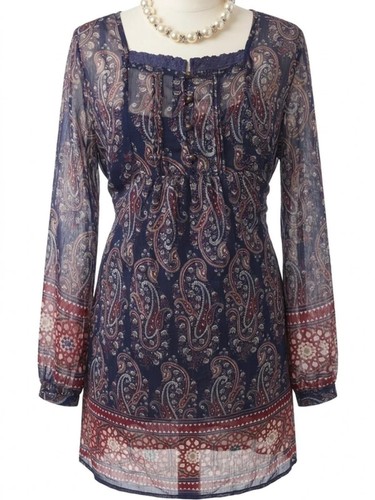 Bhs paisley print boho tunic - paisley,