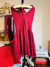 Retro 50s Marilyn Monroe PinUp Style Halterneck Dress ?? Size 10