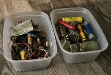 Job lot vintage capacitors - job, &