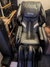 ROTAI Full Body Shiatsu 3d SL Zero Gravity Massage Recliner Massage Chair, Black