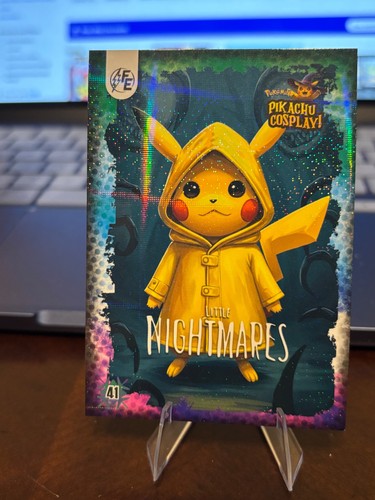 Pikachu cosplay card little - pikachu,