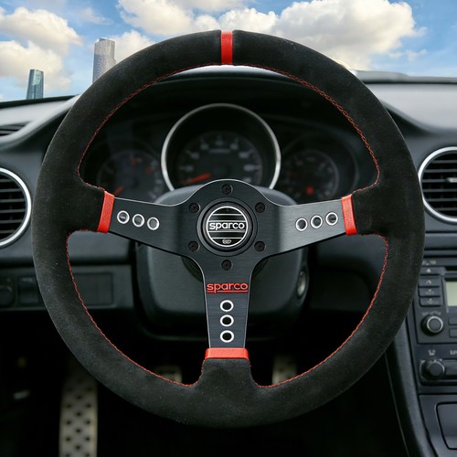 350mm 14inch sparco - red, ring