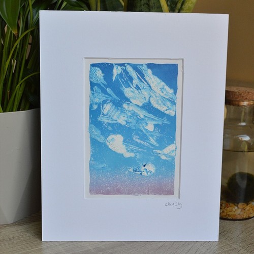 Original abstract mounted
