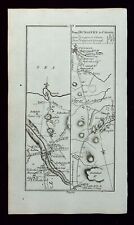 ULSTER, KILREA, COLERAINE, PORTRUSH, antique road map, Taylor & Skinner, 1783