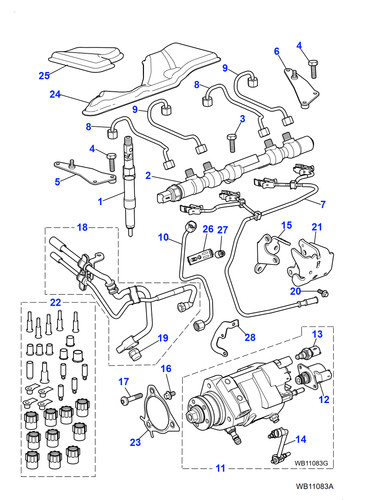 Jaguar genuine bolt - bolt, hardware