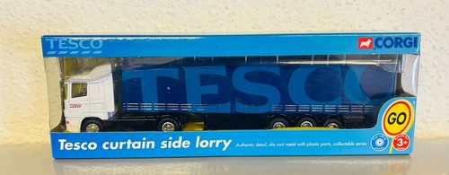 Corgi scania tesco - corgi, curtainside
