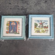 2 x Permin small Cross Stitch