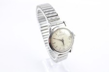 Vintage Favre Leuba Geneve Daymatic Steel Dress Watch Automatic SPARES/REPAIRS