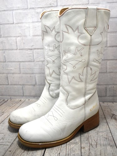 Womens kickers white - white, leather