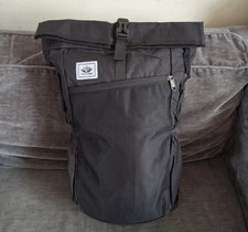 Small Roll Up Backpack Black