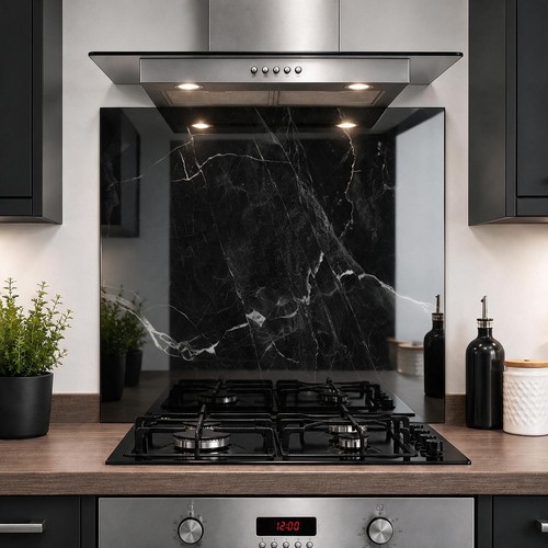 Printed glass kitchen - printed,