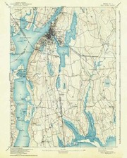1893 Topo Map of Fall River
